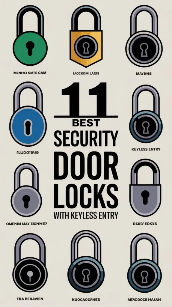 11 Best Security Door Locks With Keyless Entry: Reviews and Buying Guide