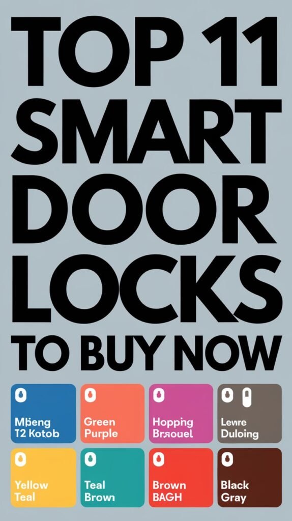 11 Best Smart Door Locks for Home Security 2024