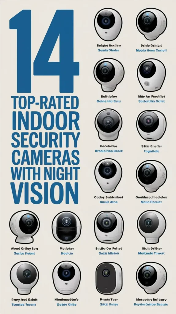 14 Best Indoor Security Cameras With Night Vision