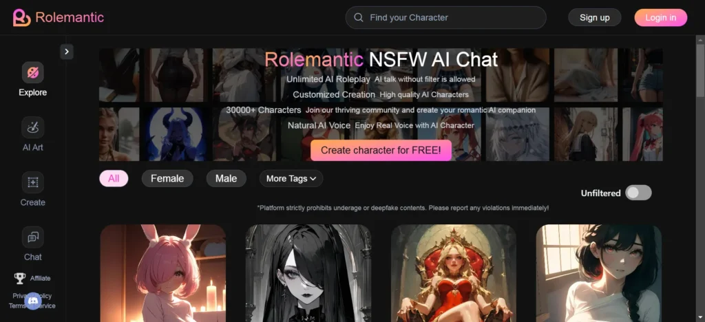 Rolemantic AI Review: A Deep Dive into Personalized NSFW Chat Experiences