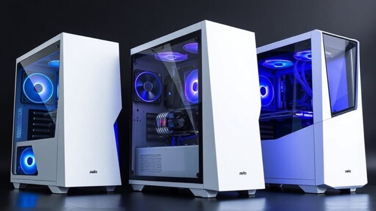 elegant white gaming pcs