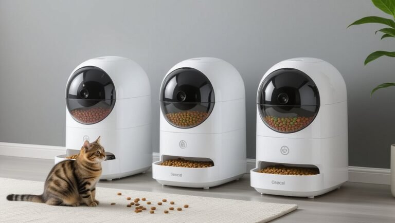 top camera pet feeders