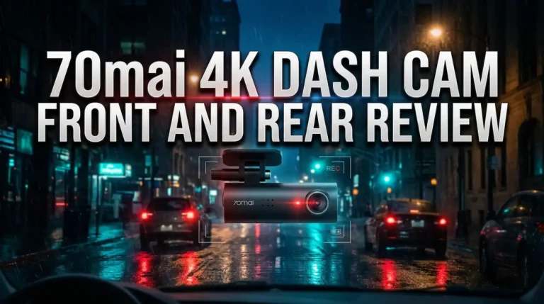 70mai 4K Dash Cam Front and Rear Review: Sharp 4K Video?