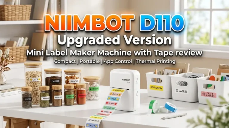 NIIMBOT D110 Upgraded Version Mini Label Maker Machine Review