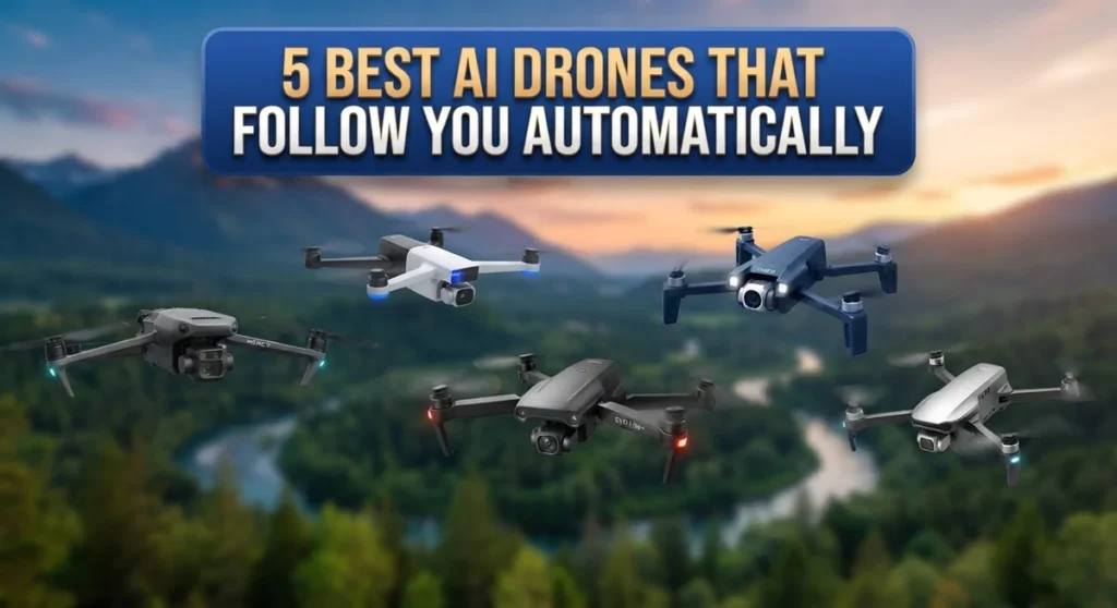 5 Best AI Drones That Follow You Automatically: Top Picks 2026