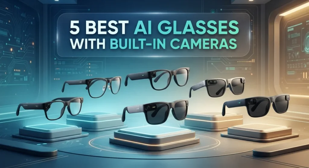 5 Best AI Glasses With Built-In Cameras for Hands-Free Intelligence