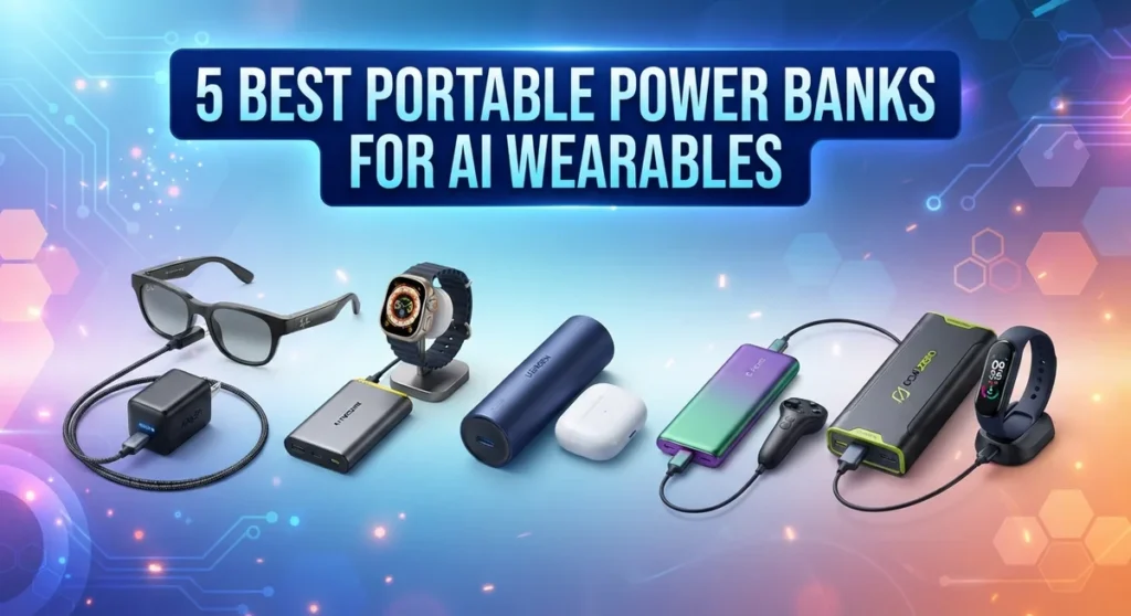 5 Best Portable Power Banks for AI Wearables