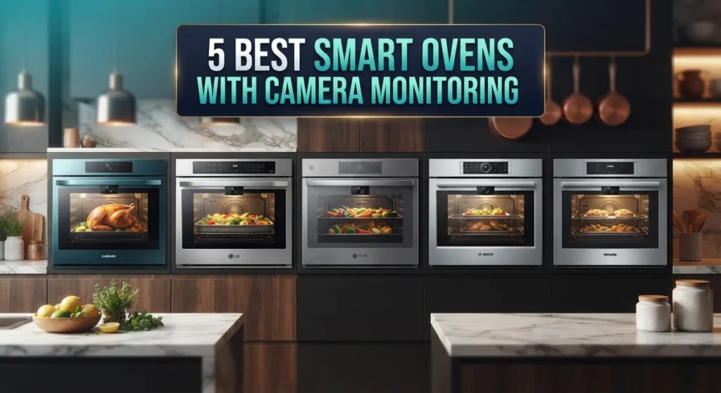 5 Best Smart Ovens With Camera Monitoring for Remote Cooking Control
