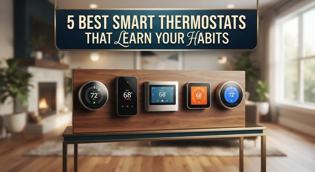 5 Best Smart Thermostats That Learn Your Habits in 2026