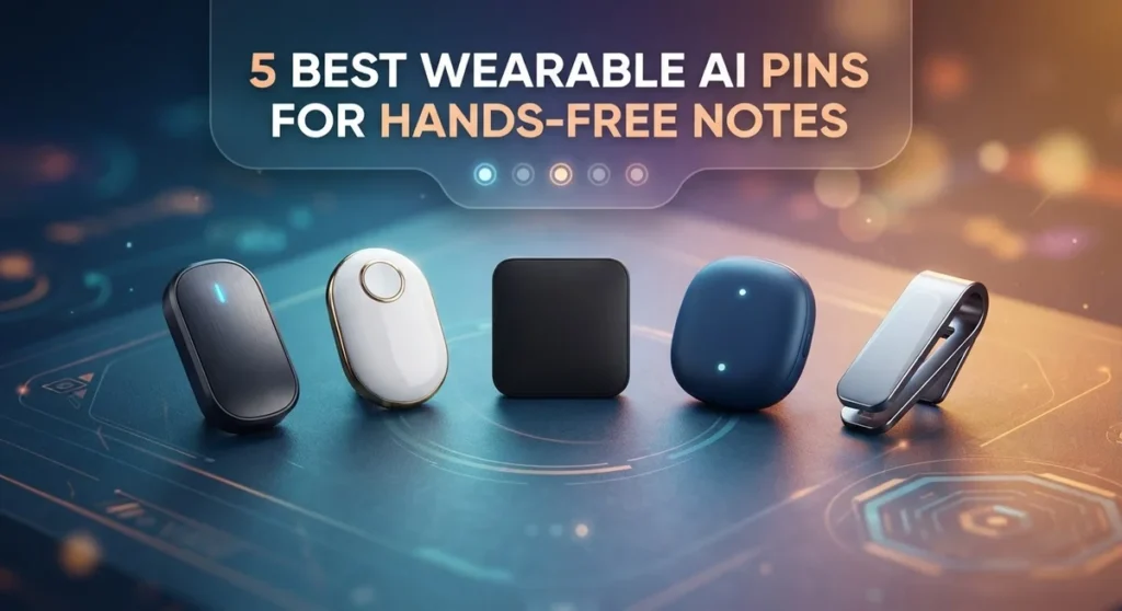 5 Best Wearable AI Pins for Hands-Free Notes in 2026