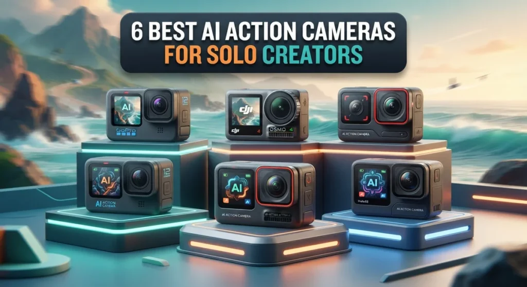 6 Best AI Action Cameras for Solo Creators: Top Picks 2026