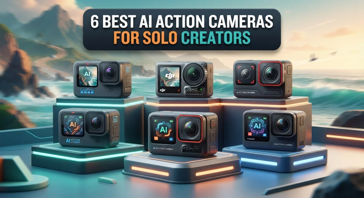 6 Best AI Action Cameras for Solo Creators: Top Picks 2026