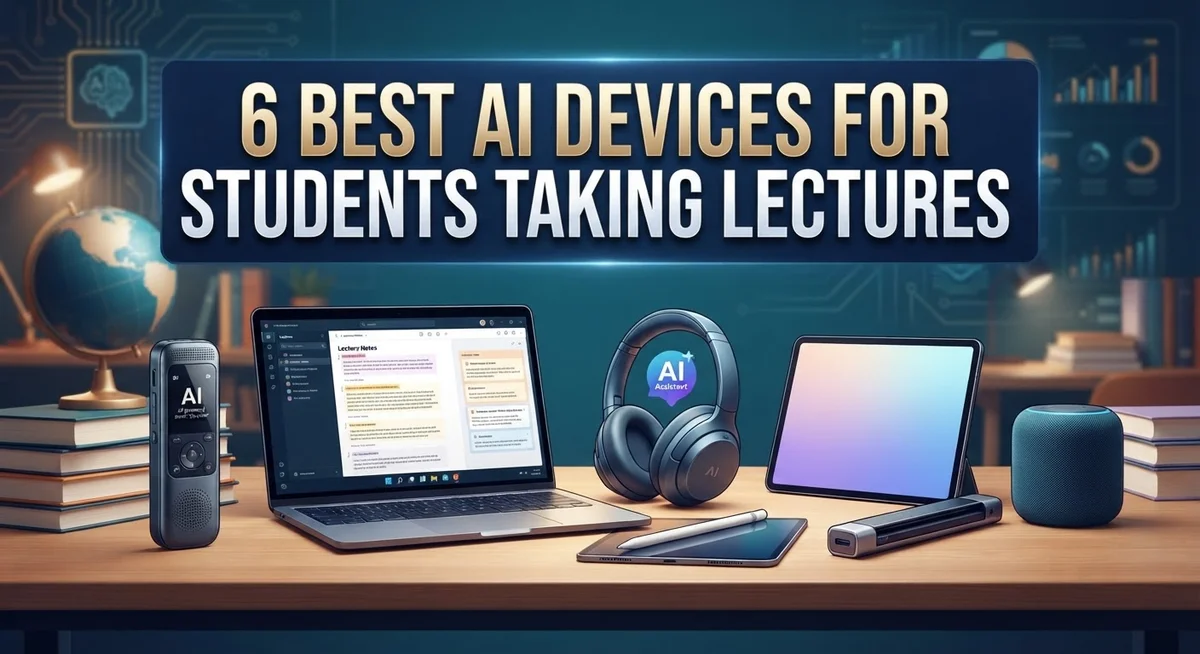 6 Best AI Devices for Students Taking Lectures