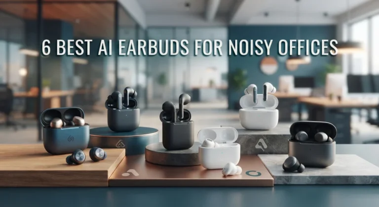 6 Best AI Earbuds for Noisy Offices: Top Picks 2026