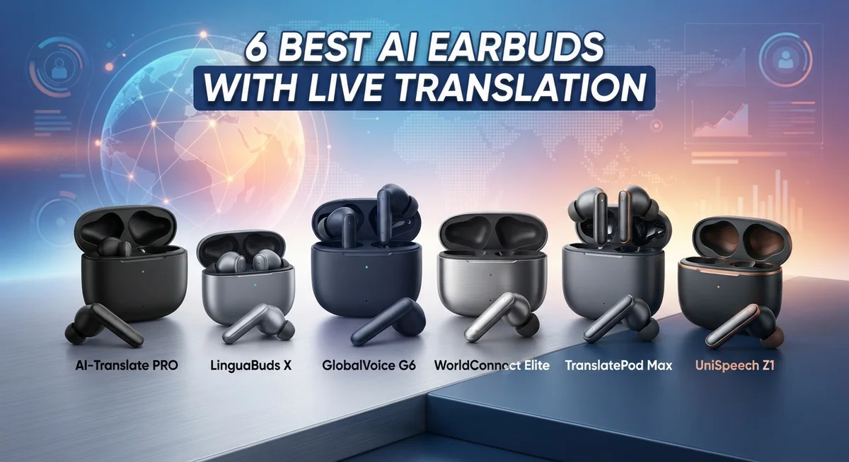 6 Best AI Earbuds With Live Translation for Global Communication