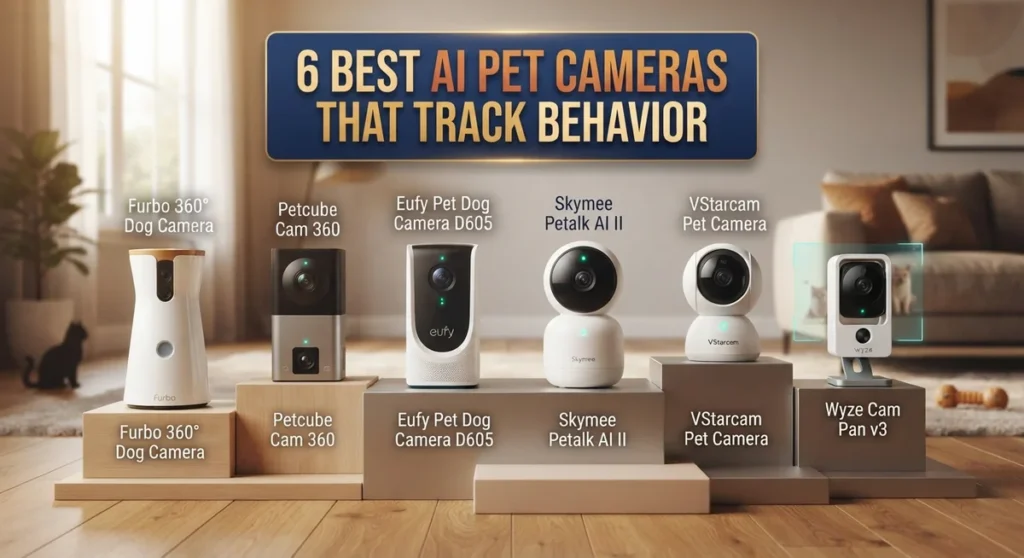 6 Best AI Pet Cameras That Track Behavior