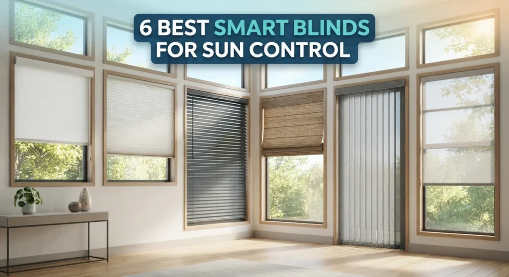 6 Best Smart Blinds for Sun Control: Top Picks