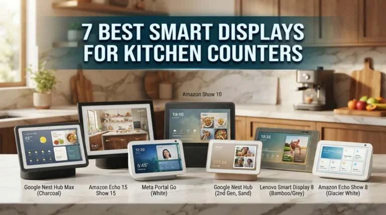 7 Best Smart Displays for Kitchen Counters: Top Picks