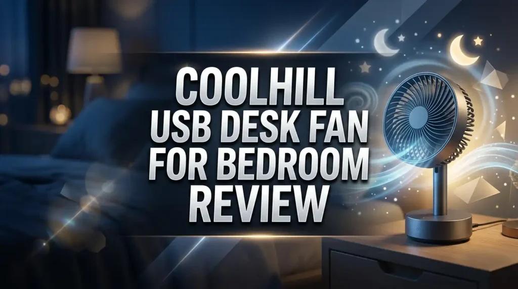 Coolhill USB Desk Fan for Bedroom Review: Worth Buying? 17 Coolhill USB Desk Fan for Bedroom Review: Worth Buying?