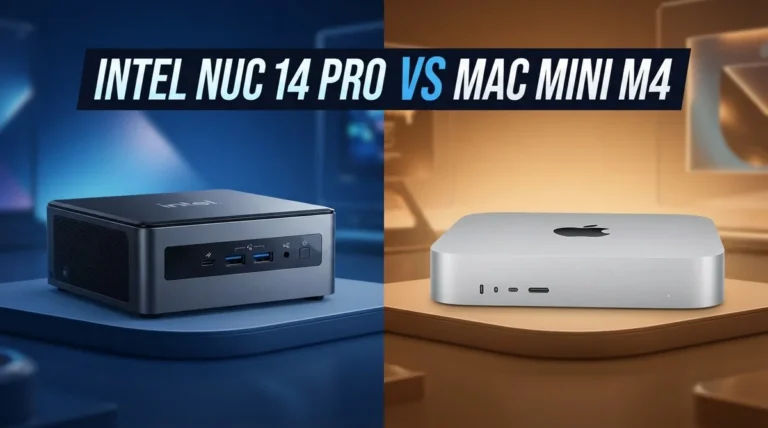 Intel NUC 14 Pro vs Mac Mini M4: Performance & Upgradability