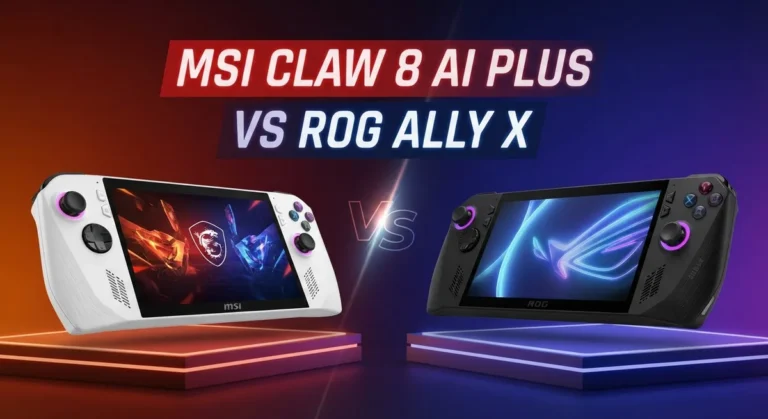 MSI Claw 8 AI Plus vs ROG Ally X: Handheld Gaming Comparison