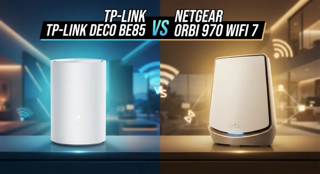 TP-Link Deco BE85 vs Netgear Orbi 970 WiFi 7: Comparison