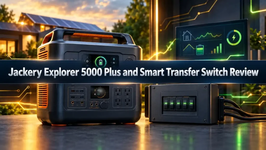 Jackery Explorer 5000 Plus and Smart Transfer Switch Review 5 Jackery Explorer 5000 Plus and Smart Transfer Switch Review