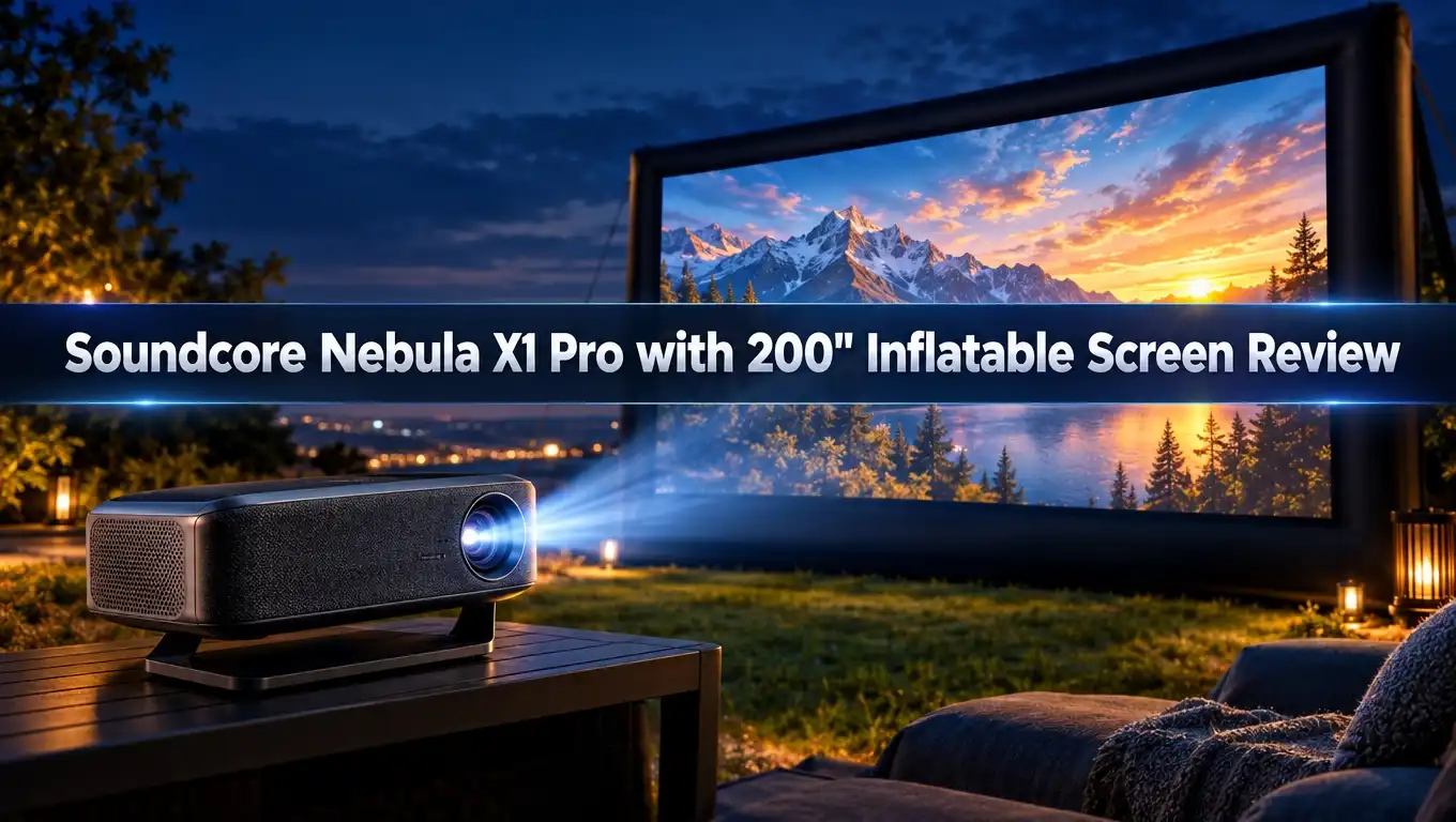 soundcore Nebula X1 Pro with 200" Inflatable Screen Review