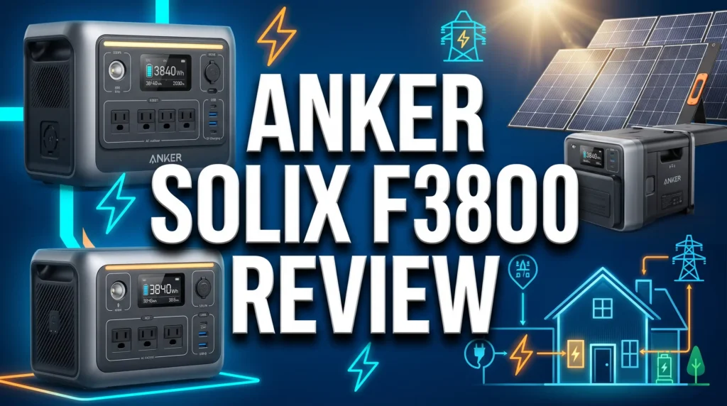 Anker SOLIX F3800 Review: 6000W Power Station Worth It?