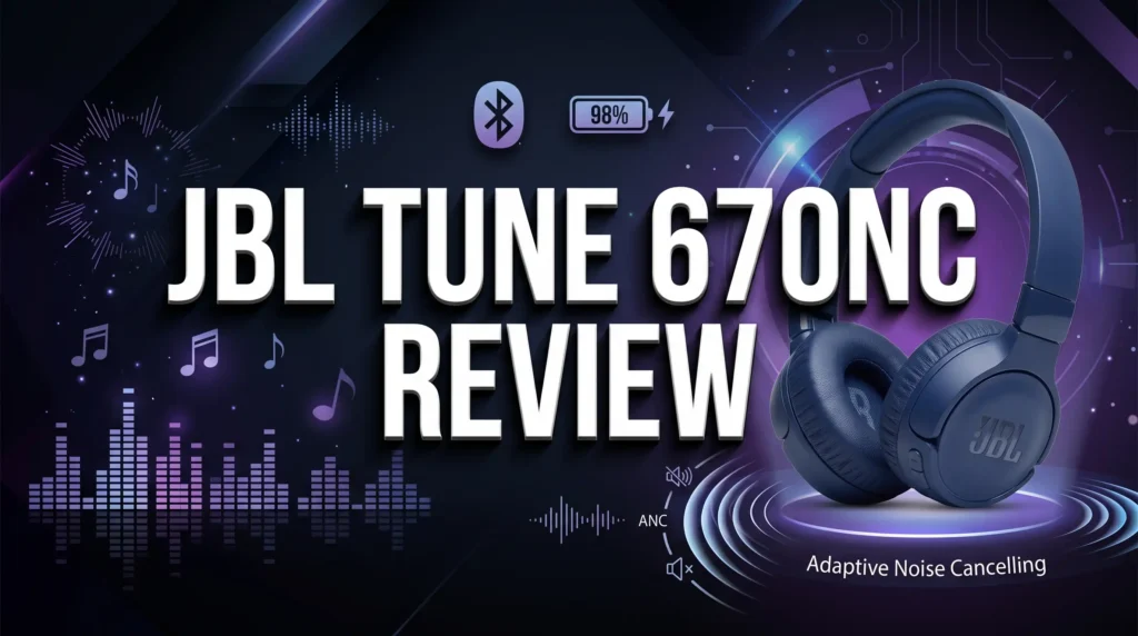 JBL Tune 670NC Review: 70 Hour Battery & Adaptive ANC