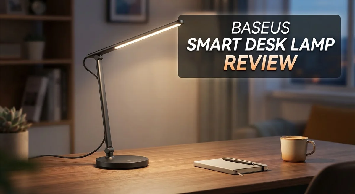 Baseus Smart Desk Lamp Review: Eye-Care Design Worth Trying?