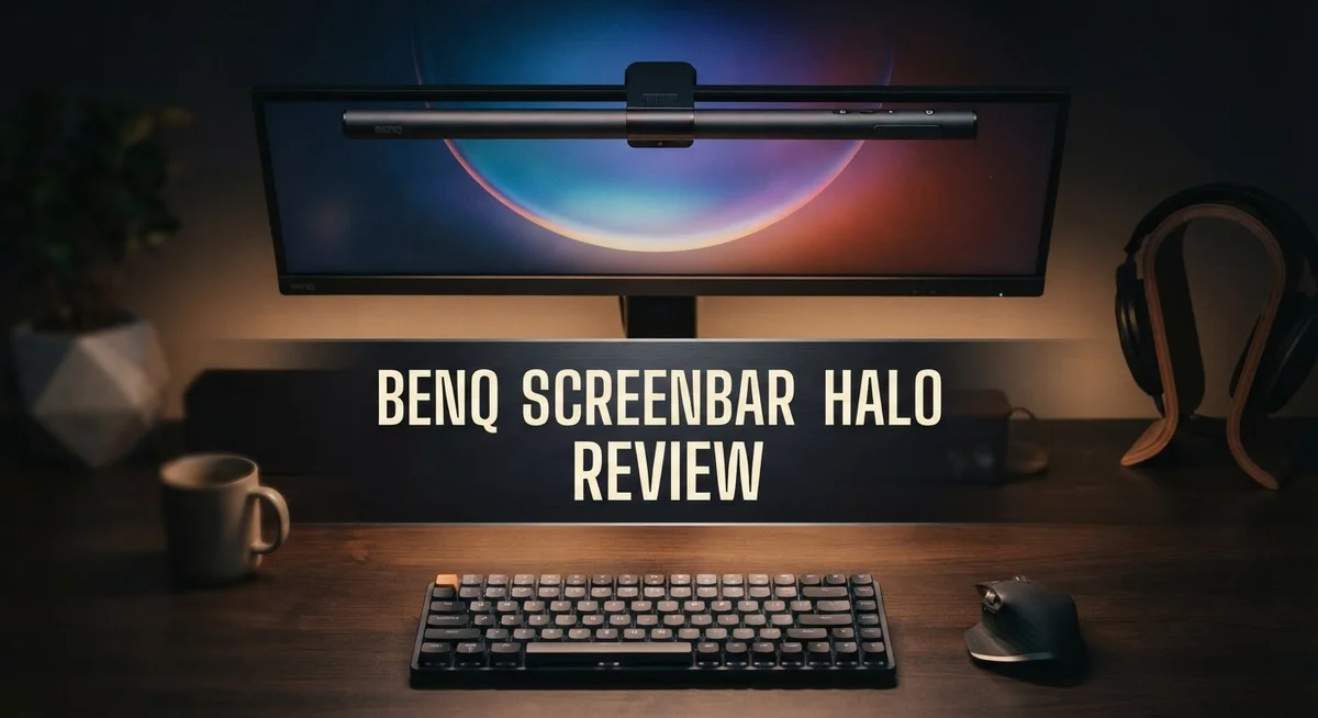 BenQ ScreenBar Halo Review: Premium Monitor Light Bar for Eye Care