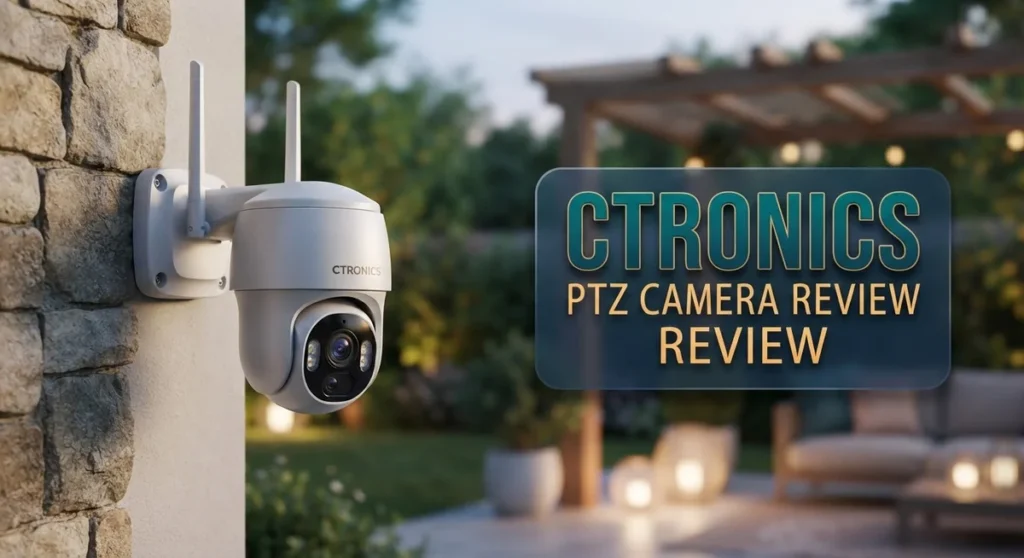 Ctronics PTZ Camera Review: 4K Wireless Security with AI