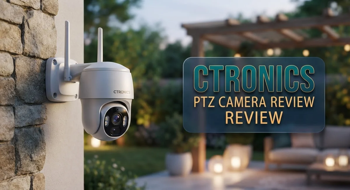 Ctronics PTZ Camera Review: 4K Wireless Security with AI