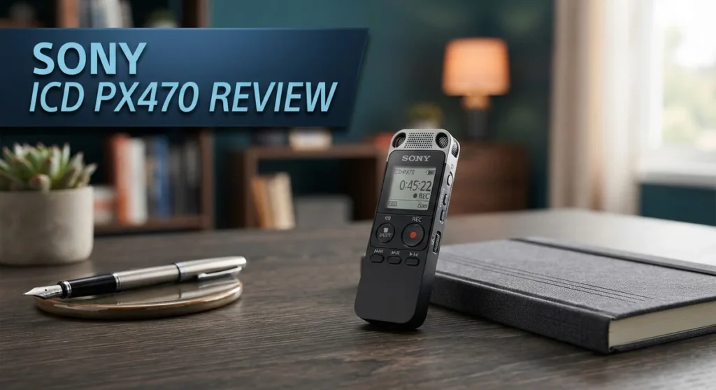 Sony ICD-PX470 Digital Voice Recorder Review: Worth Trying?