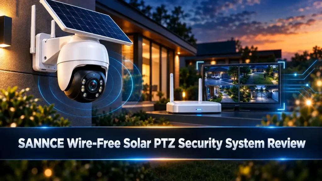 SANNCE Wire Free Solar PTZ Security System Review: Worth It? 4 SANNCE Wire Free Solar PTZ Security System Review: Worth It?