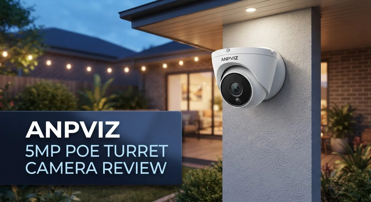 Anpviz 5MP PoE Turret Camera Review: Worth Your Money?