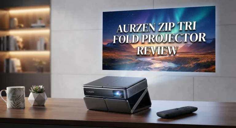 Aurzen Zip Tri Fold Projector Review: Worth Your Money?