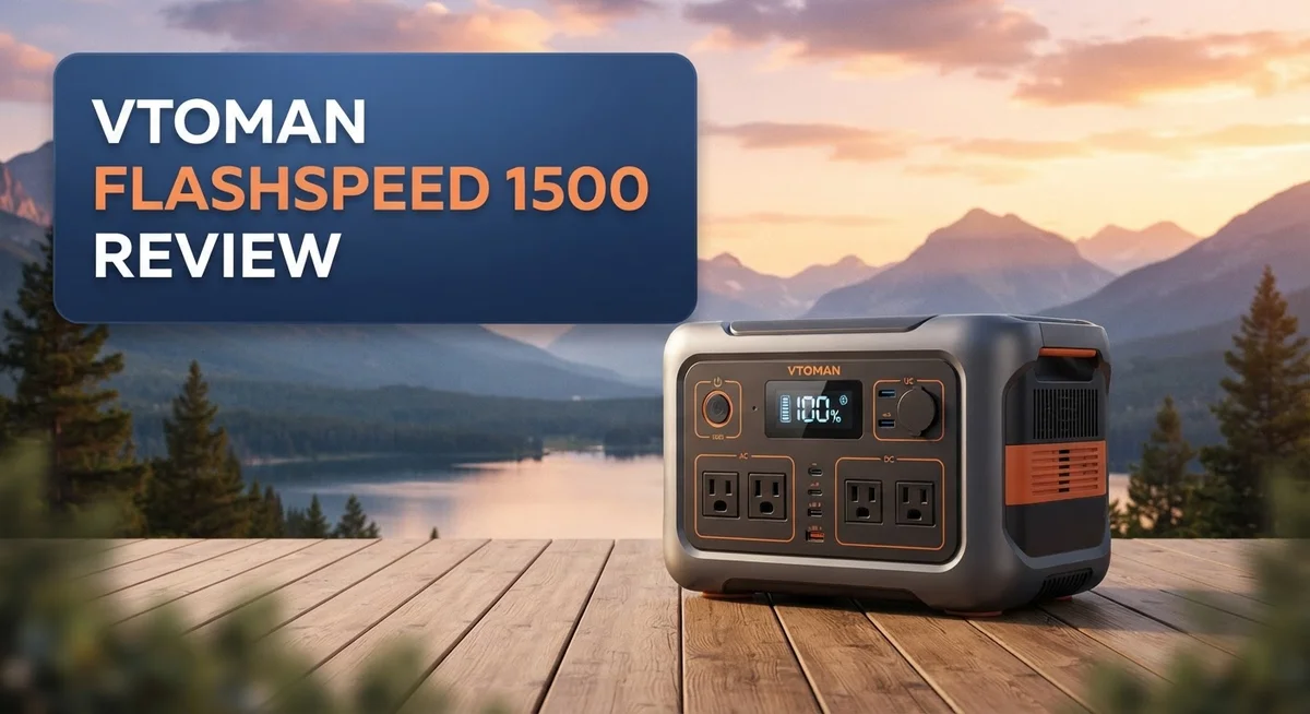 Vtoman Flashspeed 1500 Review: Portable Power Station?